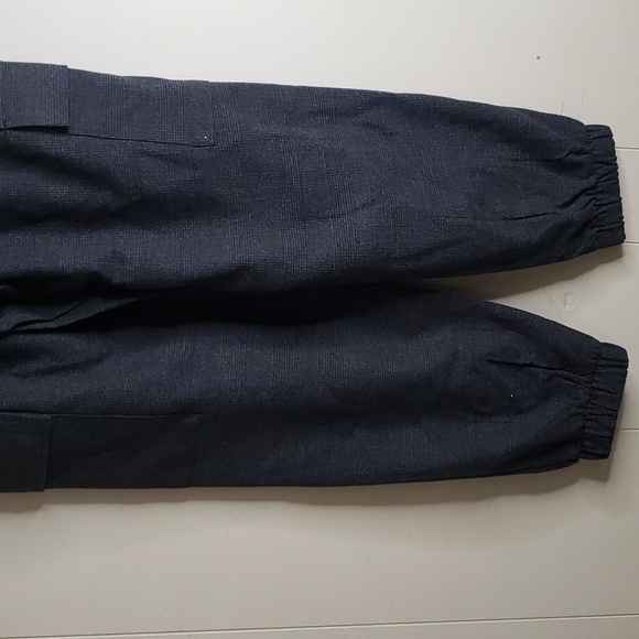 Women's High Rise Jogger Pants - A New Day Gray Plaid 2 - Picture 8 of 10